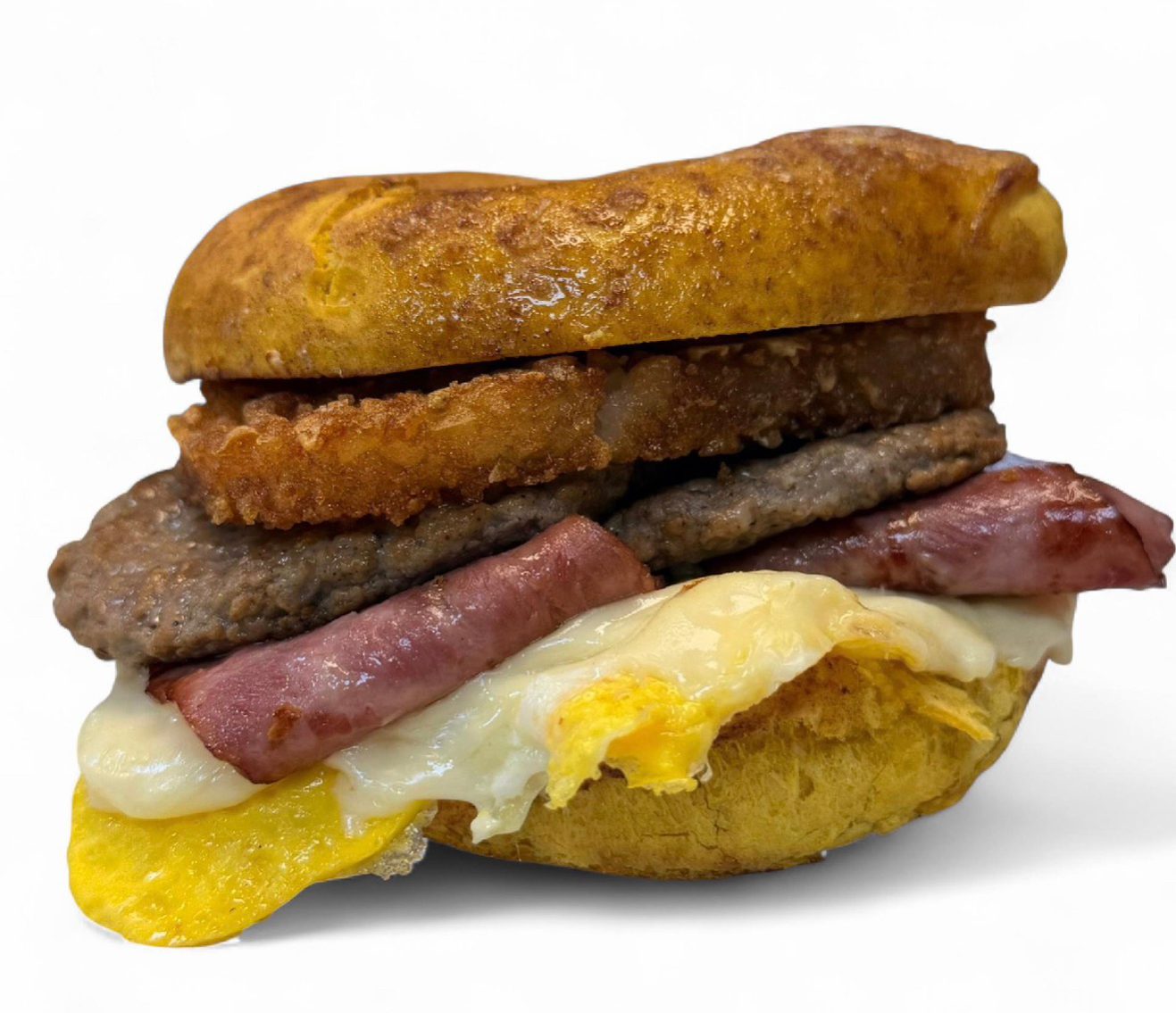 Turkey Belly Buster Sandwich.