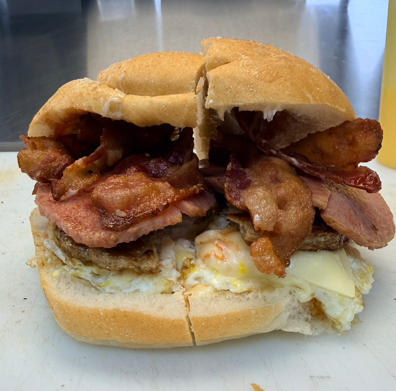 Belly Buster Sandwich.