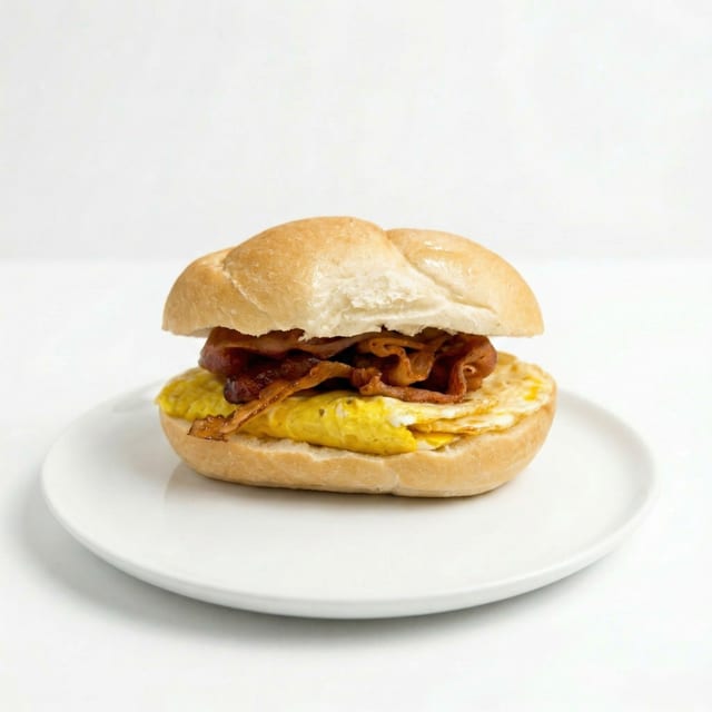 Bacon, Egg & Cheese Sandwich.