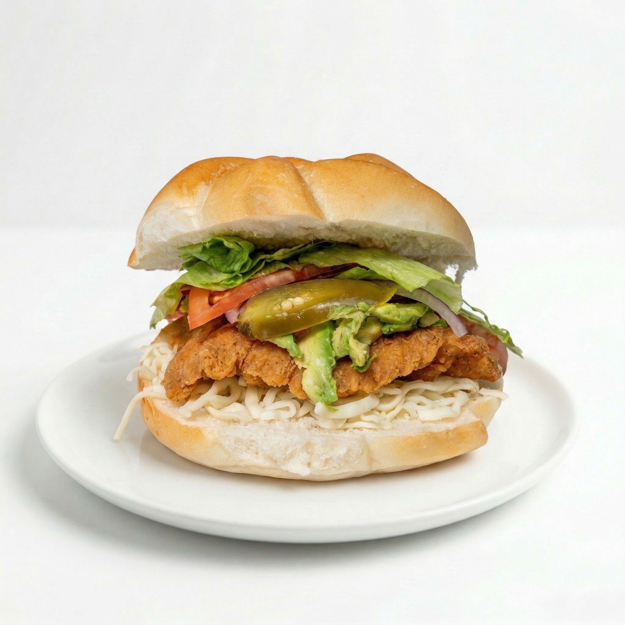 Milanesa De Pollo / Fried Chicken Torta.