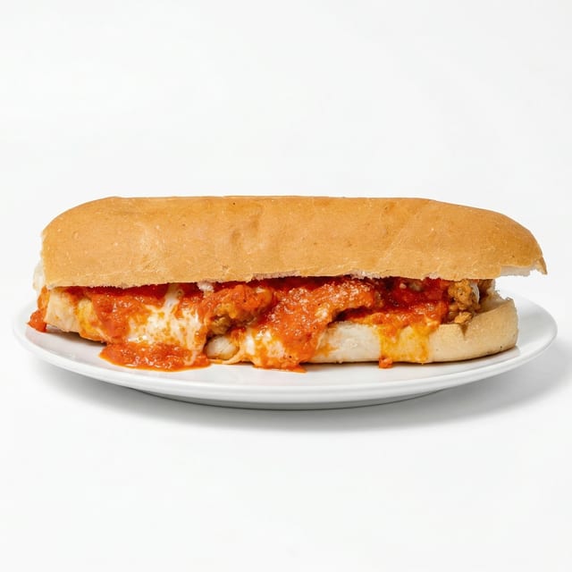 Chicken Parmesan Hot Sandwich.