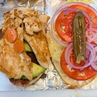 Pollo Asado / Grilled Chicken Torta