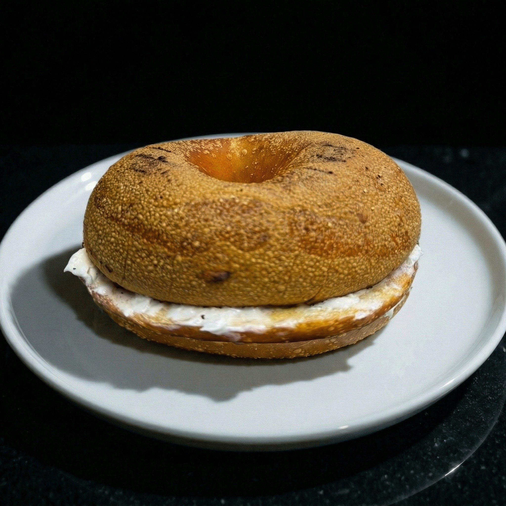 Bagel with Butter.