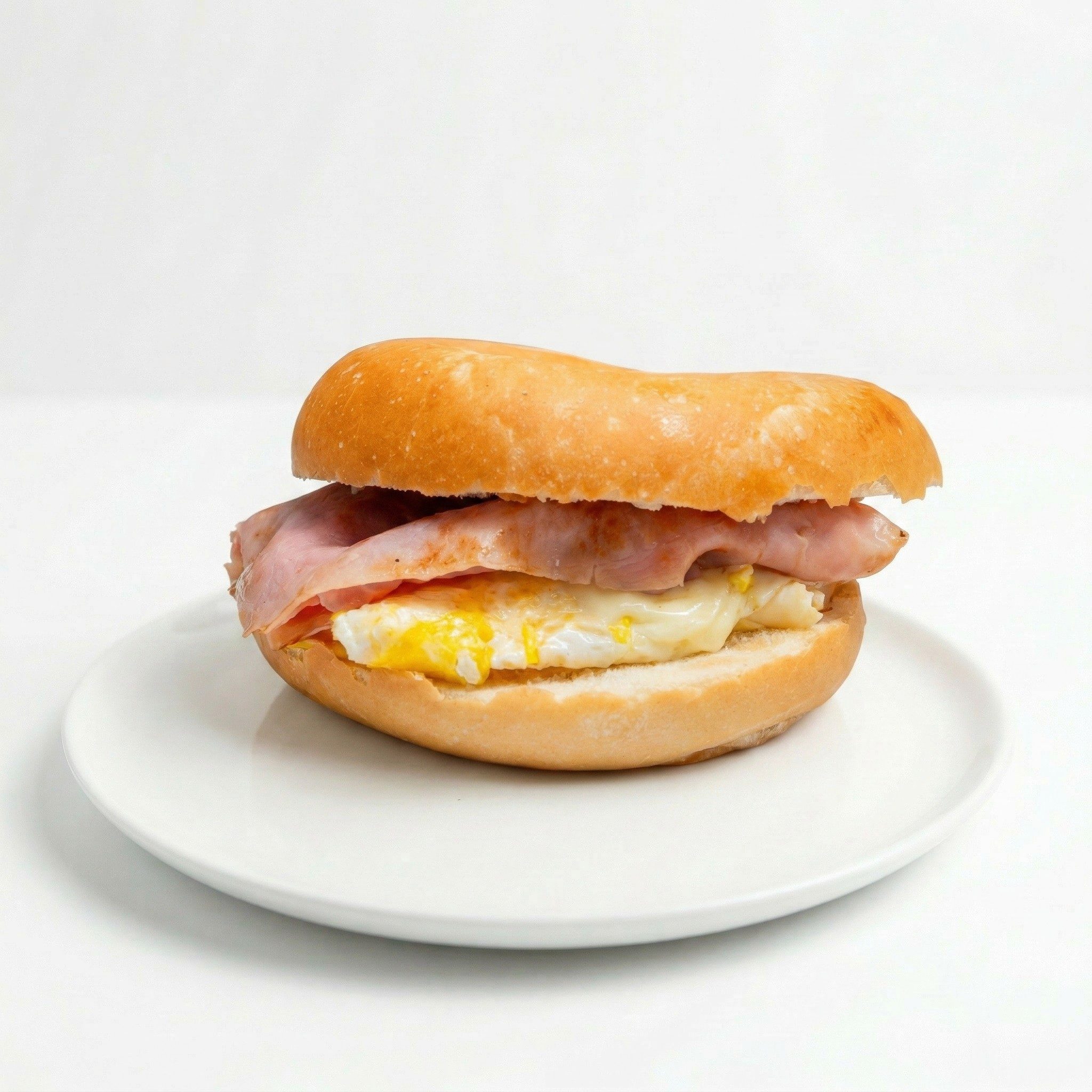 Ham, Egg & Cheese Sandwich.