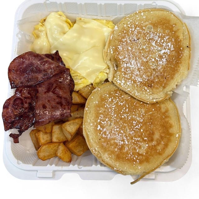 Pancakes platter.