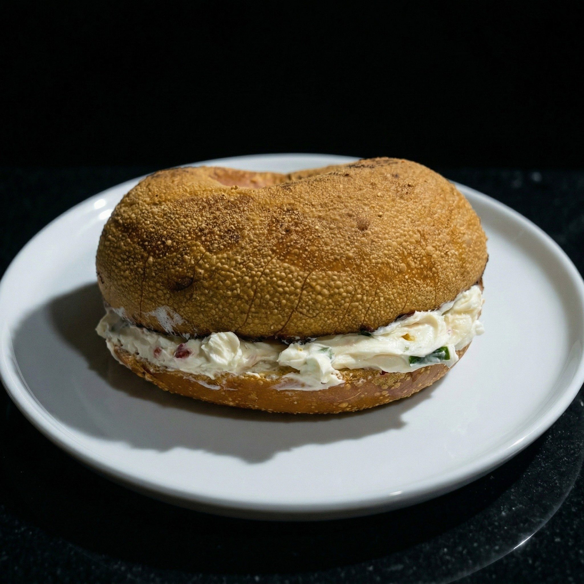 Bagel with Flavored Cream Cheese.
